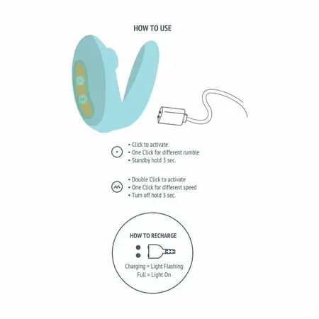 XOCOON Couples Mint Silicone Foreplay Enhancer - Hands-Free System
