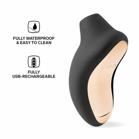 LELO Sona 2 Cruise Black - Advanced Wave Technology, Large Surface