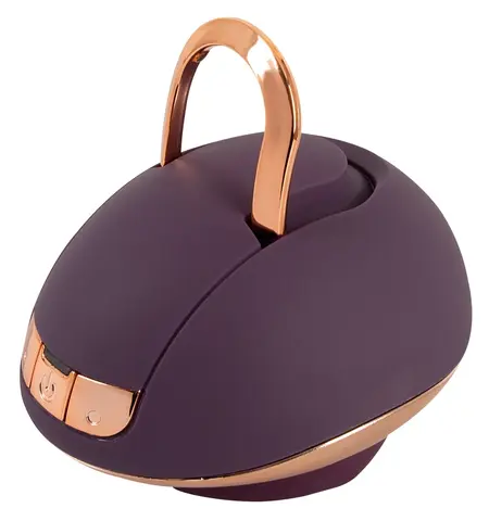 Belou Rotating Vulva Massager Premium 2 Motors USB Black 10 Modes
