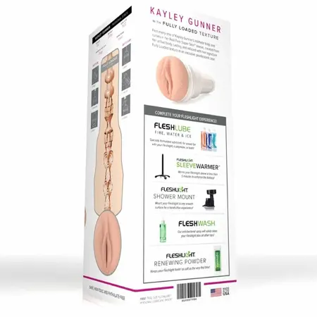 Fleshlight Kayley Gunner Intimate Device with Real Feel Super Skin 25.4cm