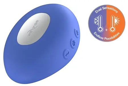 We-Vibe Temp Lavender Blue - Temperature Control Compact Massager 9.5cm