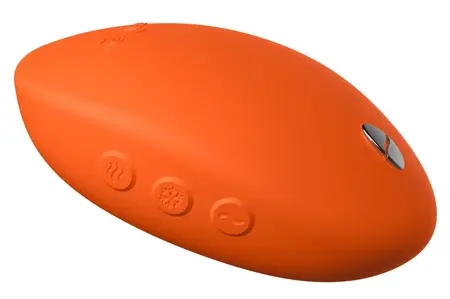 We-Vibe Temp Tangerine Compact Lay-On Device with Warming & Cooling