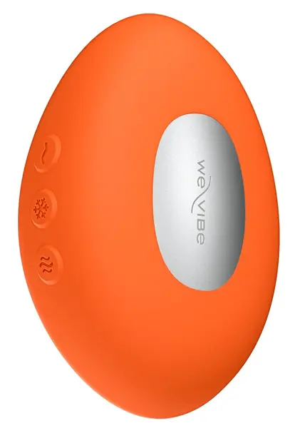 We-Vibe Temp Tangerine Compact Lay-On Device with Warming & Cooling