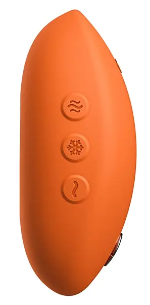 We-Vibe Temp Tangerine Compact Lay-On Device with Warming & Cooling