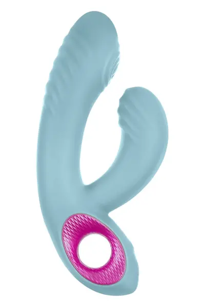 FemmeFunn Cora Light Blue - Dual Motor Thumping & Vibrating System
