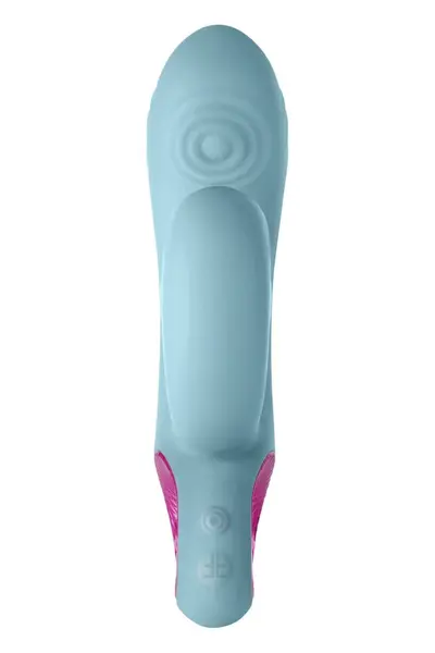 FemmeFunn Cora Light Blue - Dual Motor Thumping & Vibrating System