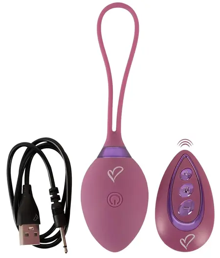 beau coeur Rovana RC Intimate Training Ball Remote Control 10 Modes Pink