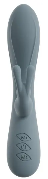 beau coeur Velina Dual Motor Silicone Rabbit Vibrator 20cm Pink