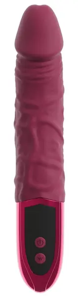 beau coeur VARELO Natural Vibrator Red 23cm 12 Modes Silicone LED USB