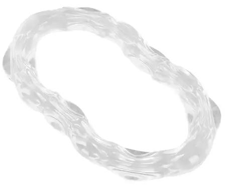 beau coeur PARINOR Silicone Dual Support Ring, Transparent, 10.6 cm