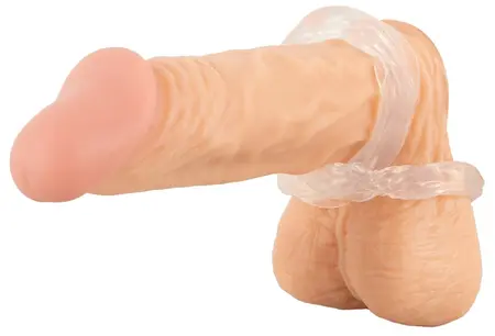 beau coeur PARINOR Silicone Dual Support Ring, Transparent, 10.6 cm