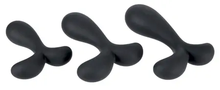 ANOS Silicone Training Set - 3-Piece Anal Trainer with Curved Tips