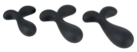 ANOS Silicone Training Set - 3-Piece Anal Trainer with Curved Tips