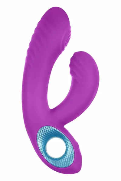 FemmeFunn Cora Purple - Dual Motor Thumping & Vibrating System, 16.5 cm