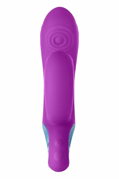 FemmeFunn Cora Purple - Dual Motor Thumping & Vibrating System, 16.5 cm