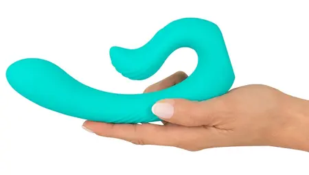 beau coeur Naira Dual Heads Vibrator Flexible Silicone Pink 17.5cm