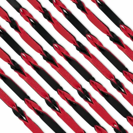 Fetish Collection Intimate Impact Tool 64 cm Red & Black PU Leather