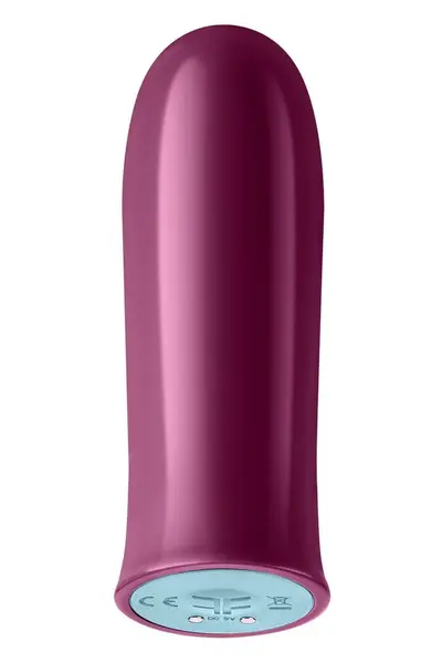 Versa Bullet мини вибратор с извита приставка S, тъмна фуксия