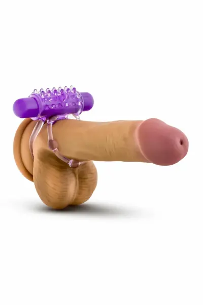 Blush Play With Me The Player Vibrating Dual Support Ring TPE Blue