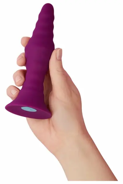FemmeFunn Pyra Large Dark Fuchsia - Remote-Controlled Vibrating Plug