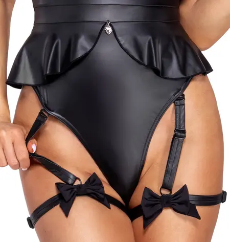 Cottelli Costumes Bunny Body M Black - Elegant Costume Set with Accessories