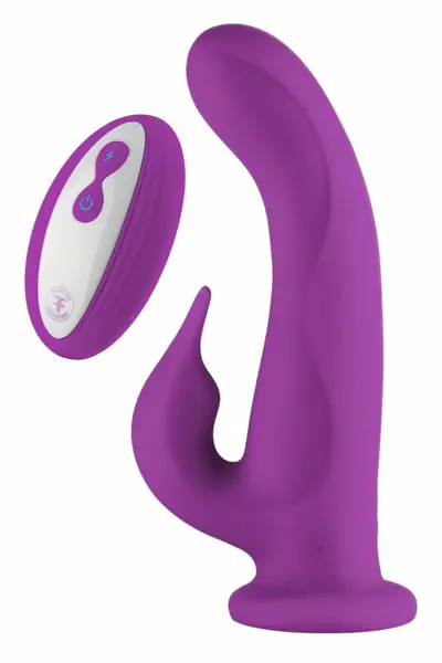 FemmeFunn Pirouette Purple - Rotating Intimate Device with Remote, 20.3 cm