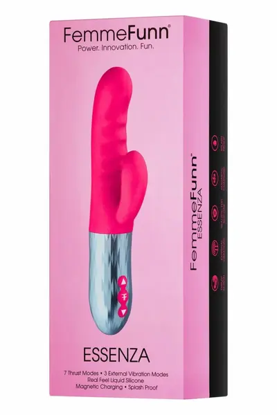 FemmeFunn Essenza Pink Dual-Action Thrusting Silicone Device 24.4cm