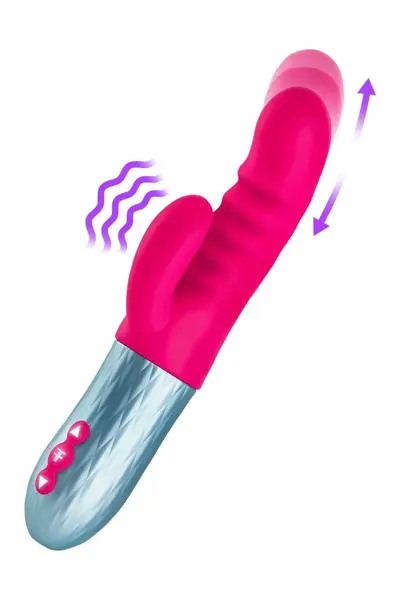 FemmeFunn Essenza Pink Dual-Action Thrusting Silicone Device 24.4cm