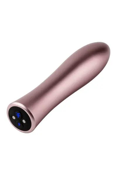 Bougie Bullet алуминиев мини вибратор, розово злато, 12,2 см