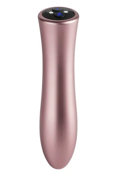 Bougie Bullet алуминиев мини вибратор, розово злато, 12,2 см