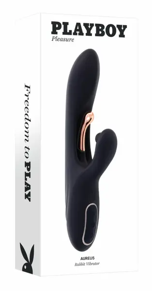 PLAYBOY Pleasure Aureus Dual Motor Curved Silicone Intimate Device Pink