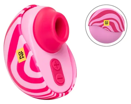 ROMP Spin Compact Air-Pulse System with Protective Case, 7 cm, Pink