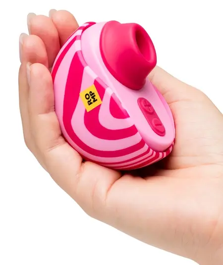 ROMP Spin Compact Air-Pulse System with Protective Case, 7 cm, Pink
