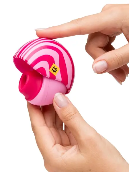 ROMP Spin Compact Air-Pulse System with Protective Case, 7 cm, Pink