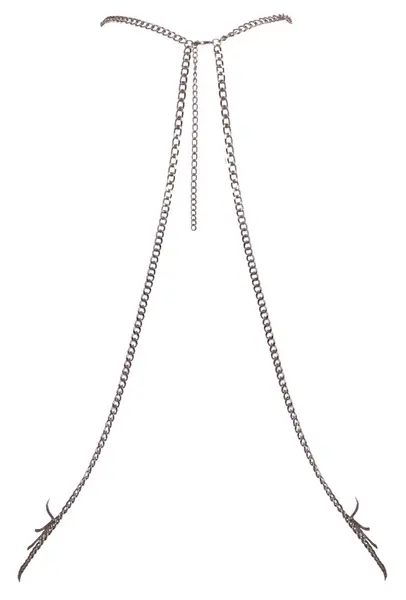Cottelli ACCESSOIRES Body Chain Silver Adjustable Metallic Accessory