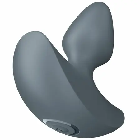 Booty Absolute Beginners 1 вибриращ силиконов анален разширител, черен, 7,5 см