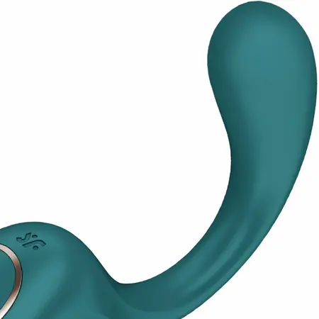 Satisfyer G for Goddess 2 Rabbit Vibrator, Bottle Green, Dual Motors