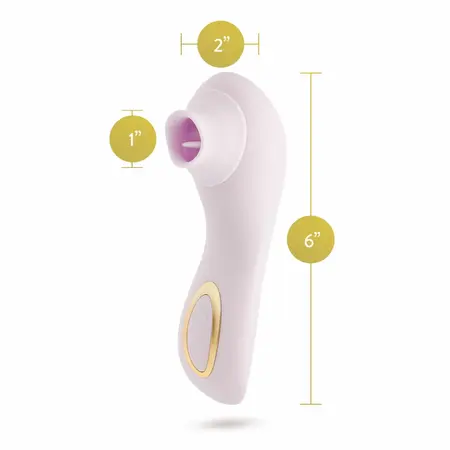 Blush Delice Fleur Air Pulse System, Barely Purple, Ergonomic Design