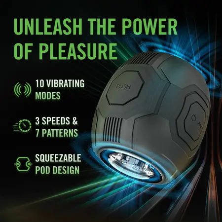 Blush Novelties Dome X Automatic Vibrating Device Black 10 Modes USB