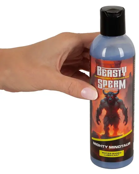 Beasty Sperm интимен гел на водна основа, сиво-син, 250 мл