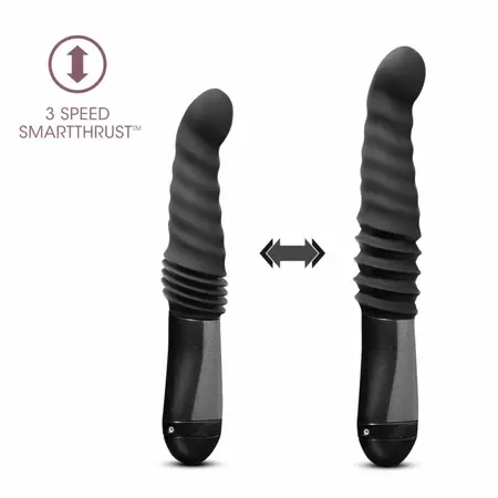 Blush Temptasia Lazarus Black Intimate Motion Device, 28.5 cm, Silicone