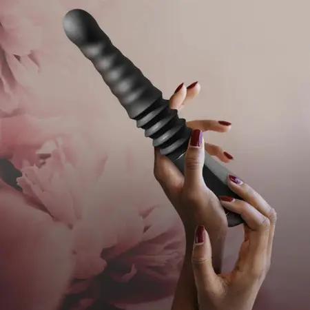 Blush Temptasia Lazarus Black Intimate Motion Device, 28.5 cm, Silicone