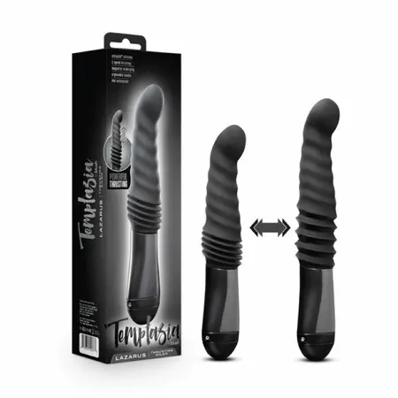 Blush Temptasia Lazarus Black Intimate Motion Device, 28.5 cm, Silicone