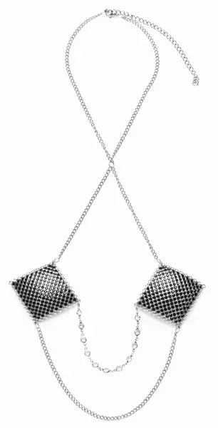 Cottelli Accessories Nipple Jewellery Silver Chain 5.5x5.5 cm Glam Set