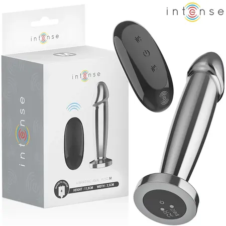 INTENSE M Remote-Controlled Metal Plug 10 Vibration Modes Waterproof
