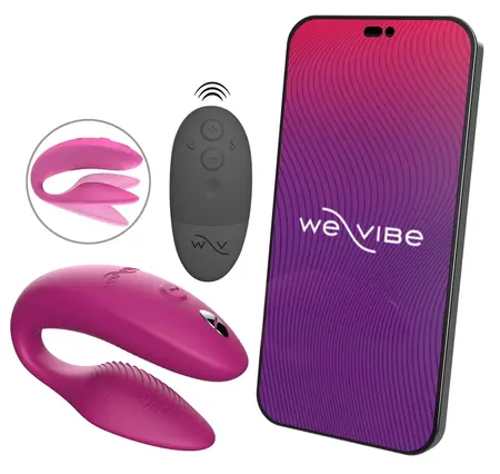 We-Vibe Sync 2 Pink - Flexible Silicone Couples Device, App Control