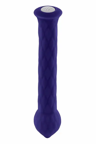 FemmeFunn Diamond Wand Dark Purple - Flexible Silicone Vibrator, 21 Modes