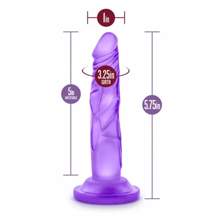 Blush Novelties B Yours Mini System Purple - Compact Intimate Silicone Model