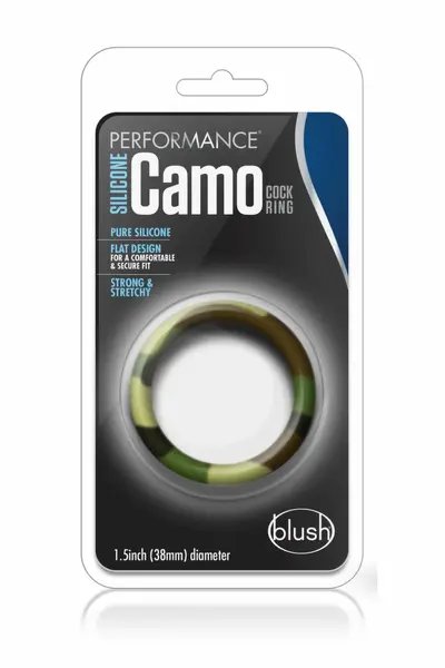 Blush Performance Silicone Camo Ring - Flexible Anatomical Design