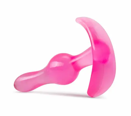 Blush Novelties B Yours Curvy Pink Plug - Slim Anatomical Model 9 cm